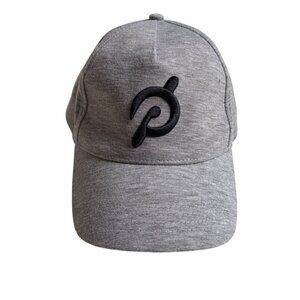Peloton Unisex Baseball Cap / Hat (Grey with Black Logo)